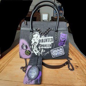 Disney Loungefly Haunted Mansion Crossbody Bag + Bonus Item! NEW WITHOUT TAGS